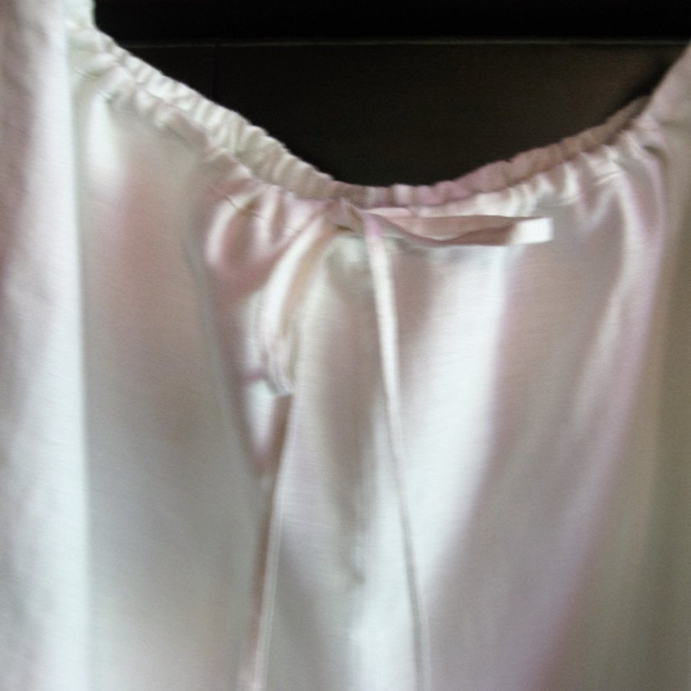 Linen Drawstring Pant With Open Side Seams - image 3